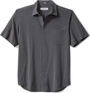 Tommy Bahama Bahama Coast Fades Away Stripe IslandZone® Short Sleeve Button-Up Shirt