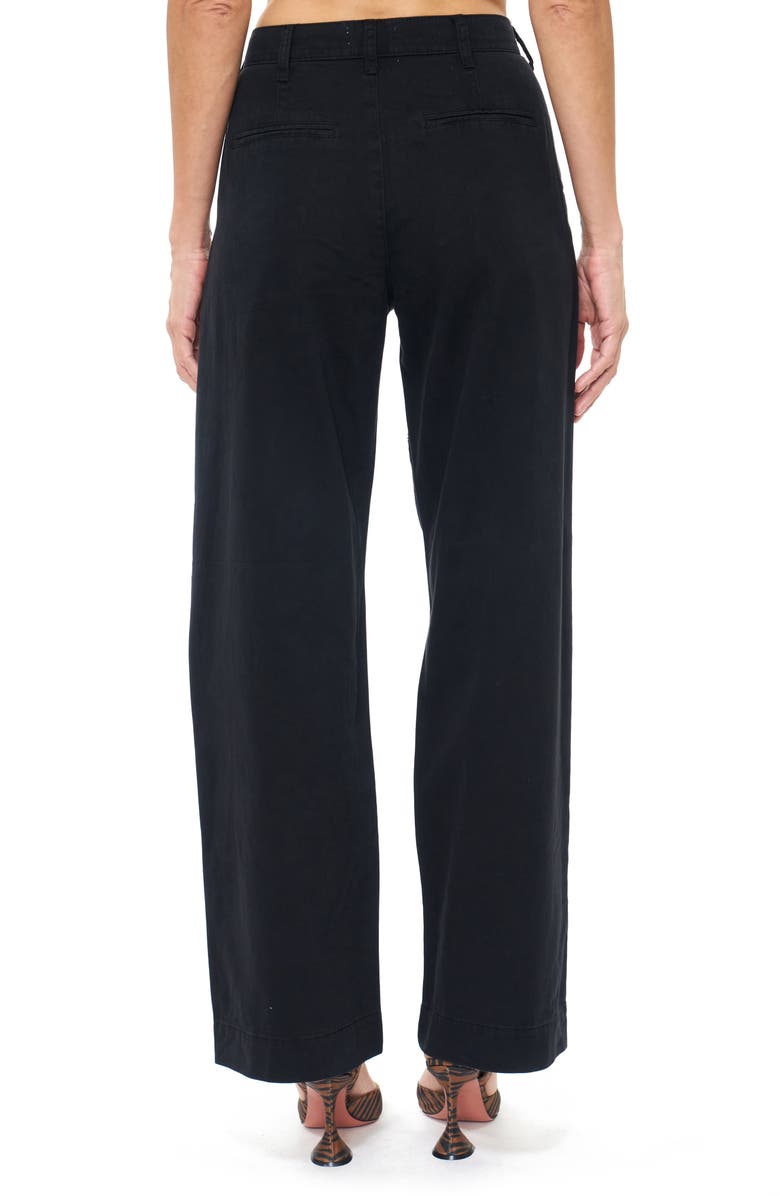 Pistola Ellery High Waist Cotton Wide Leg Trousers, Alternate, color,