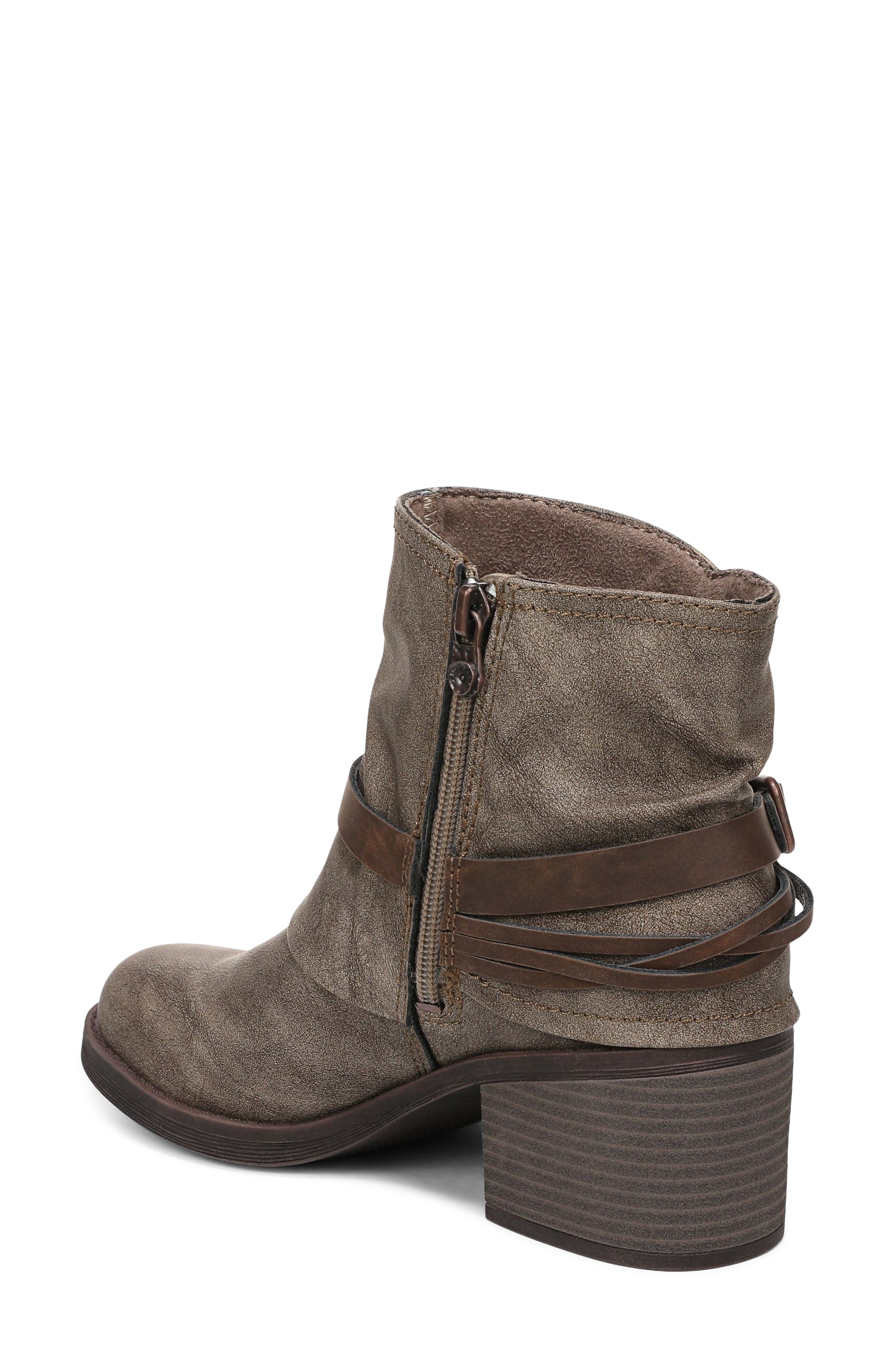 Marta Faux Leather Ankle Bootie, Alternate, color, TAUPE FAUX NUBUCK
