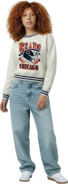 Champion Women's Champion Cream Chicago Bears Reverse Weave Fleece Sweatshirt