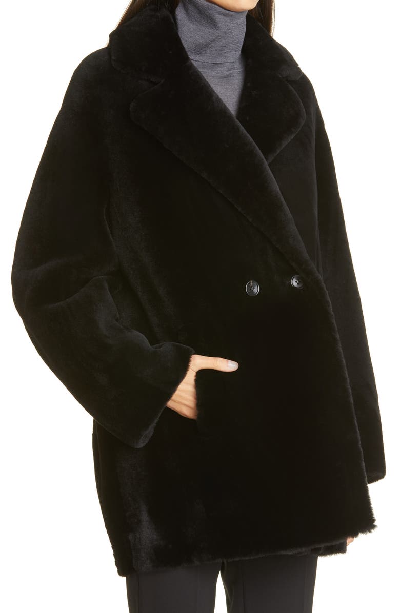 Max Mara Murano Genuine Shearling Coat, Alternate, color, 