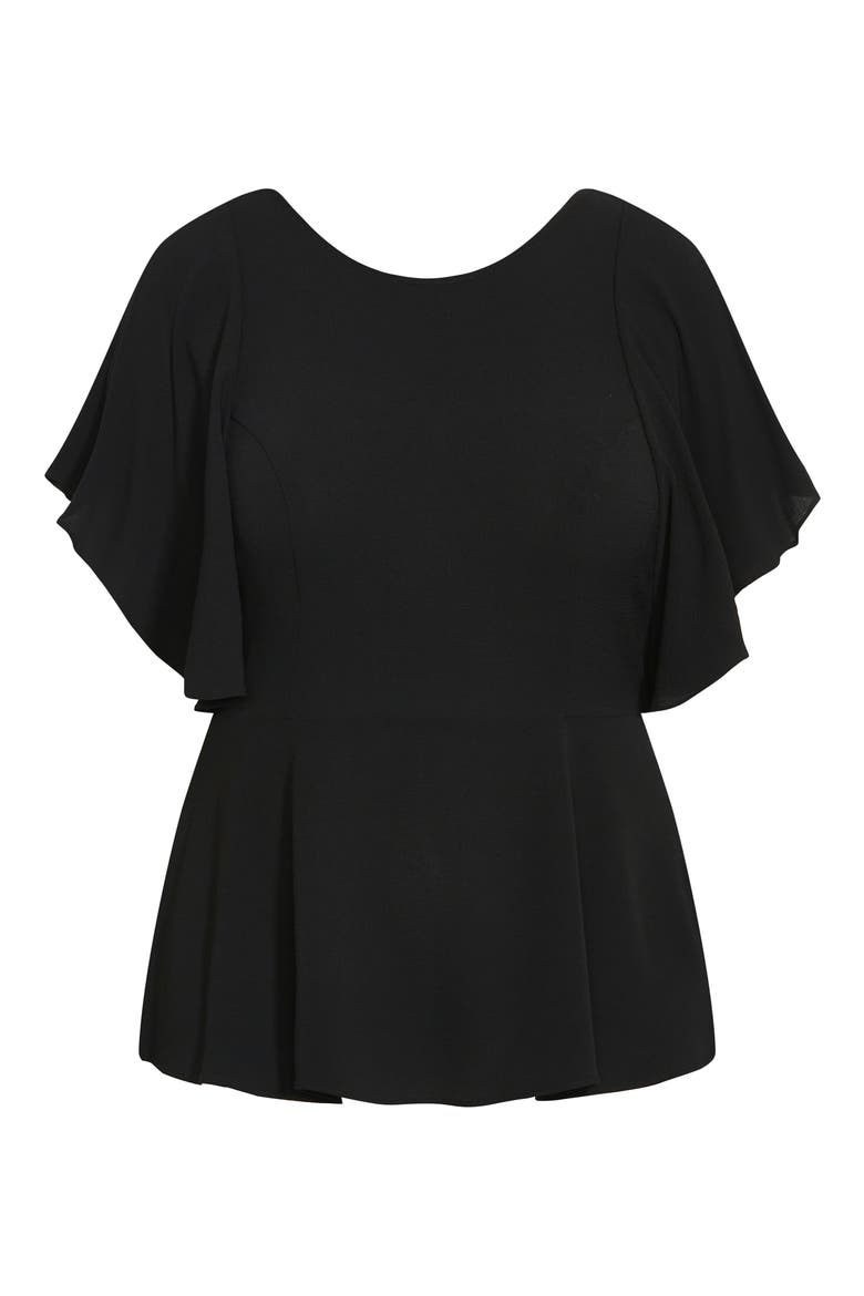Romantic Mood Top, Alternate, color, BLACK