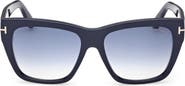TOM FORD Flynn 55mm Gradient Butterfly Sunglasses