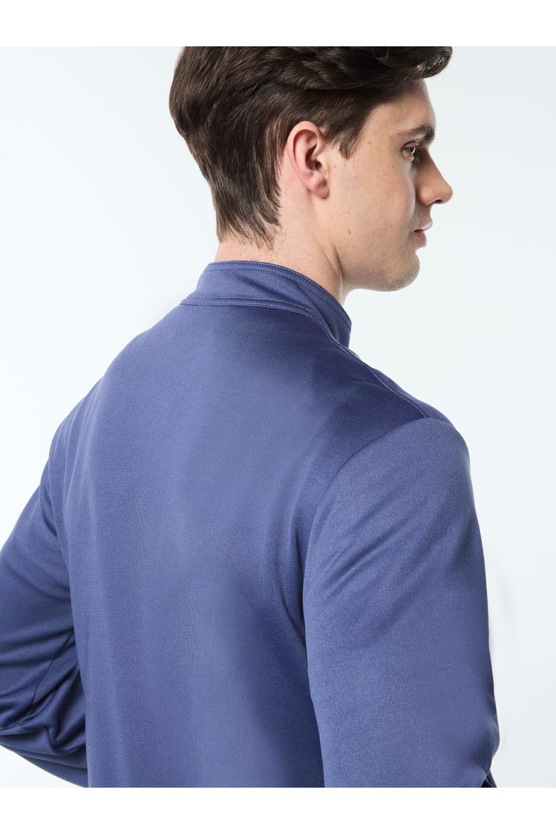 Sandro Track Jacket, Alternate, color, BLUE INDIGO