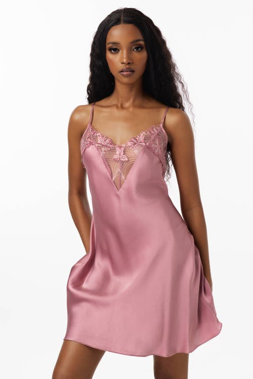 Silksilky Pure Silk Sexy Lace Neck Slip Dresses