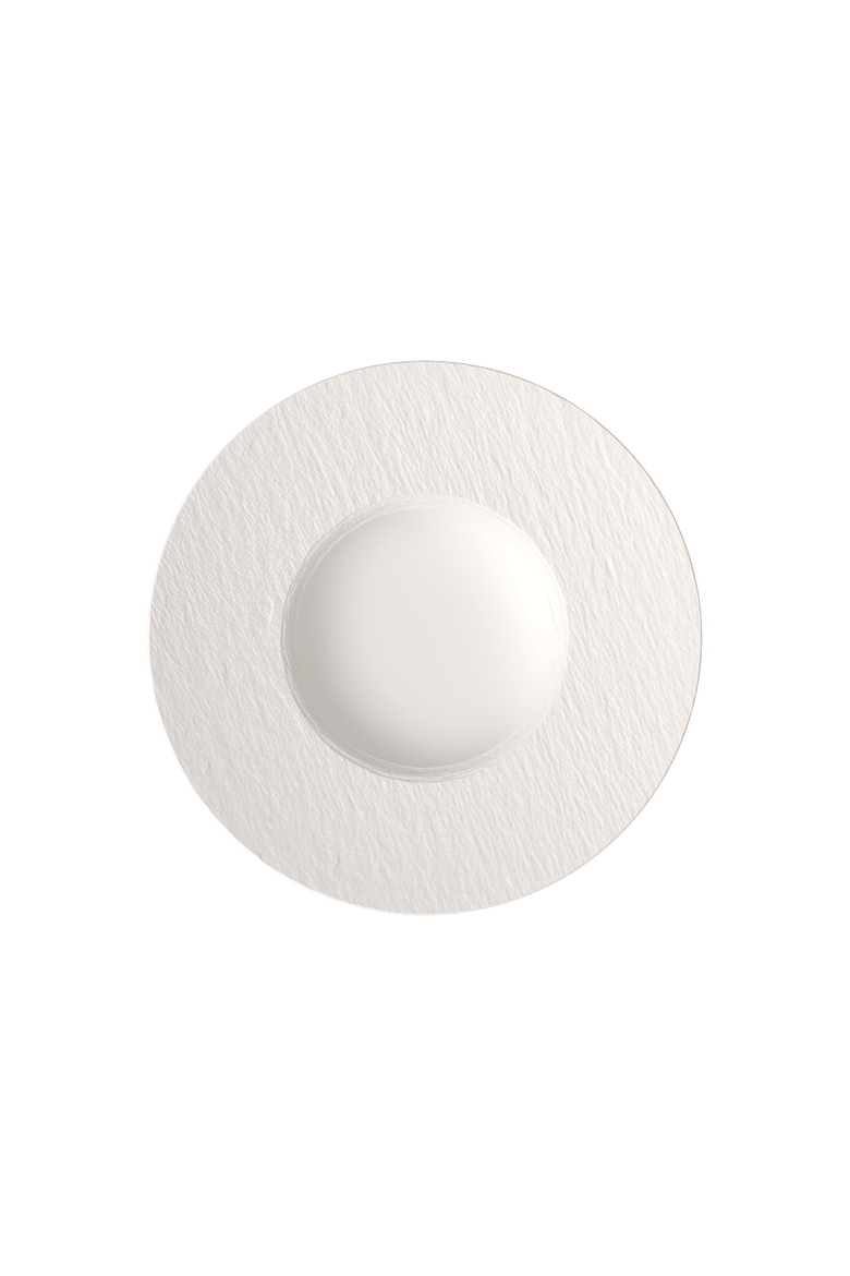 Manufacture Rock blanc Pasta Plate, Main, color, white
