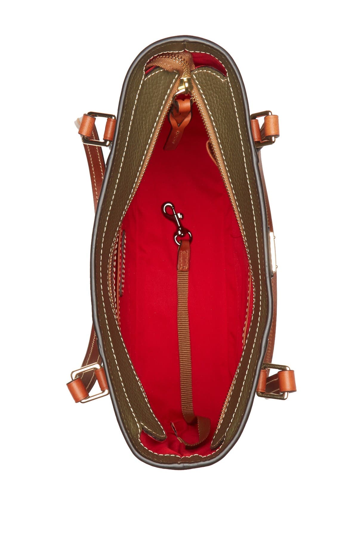 Dooney & Bourke 'Small Lexington - Pebble Grain Collection' Water Resistant Leather Shopper, Alternate, color, 