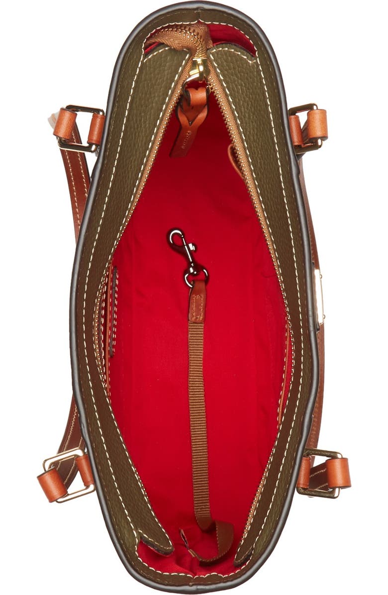 Dooney & Bourke 'Small Lexington - Pebble Grain Collection' Water Resistant Leather Shopper, Alternate, color,