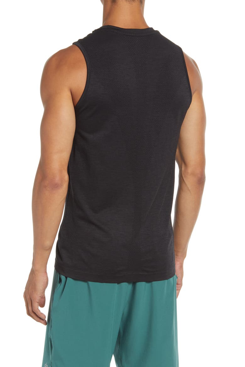 Amplify Seamless Muscle Tank, Alternate, color, BLACK