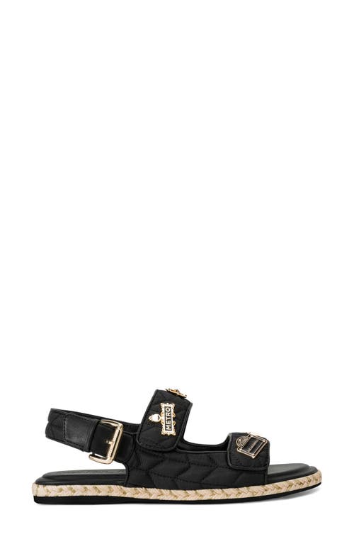 Karl Lagerfeld Paris Charlay Rue Pins Slingback Sandal In Black
