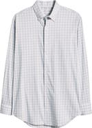 Peter Millar Douglas Crown Lite Check Performance Twill Button-Down Shirt