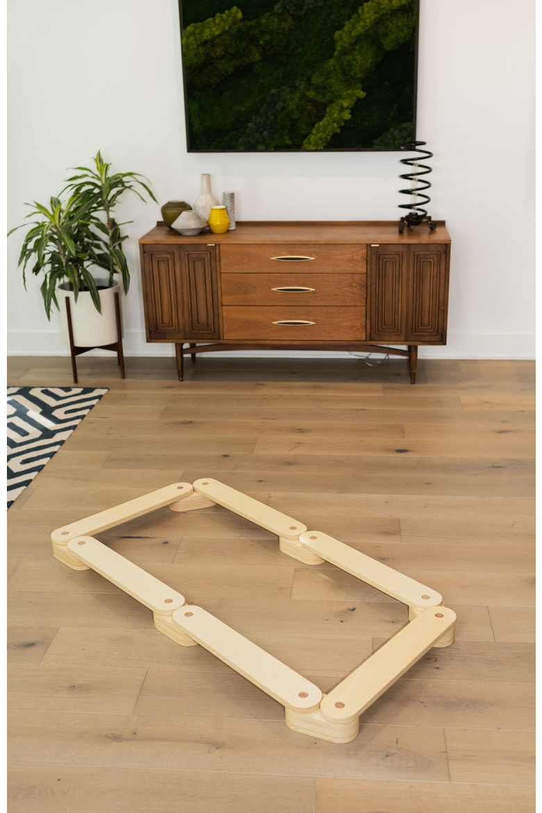 Wooden Balance Beam, Alternate, color, Natural
