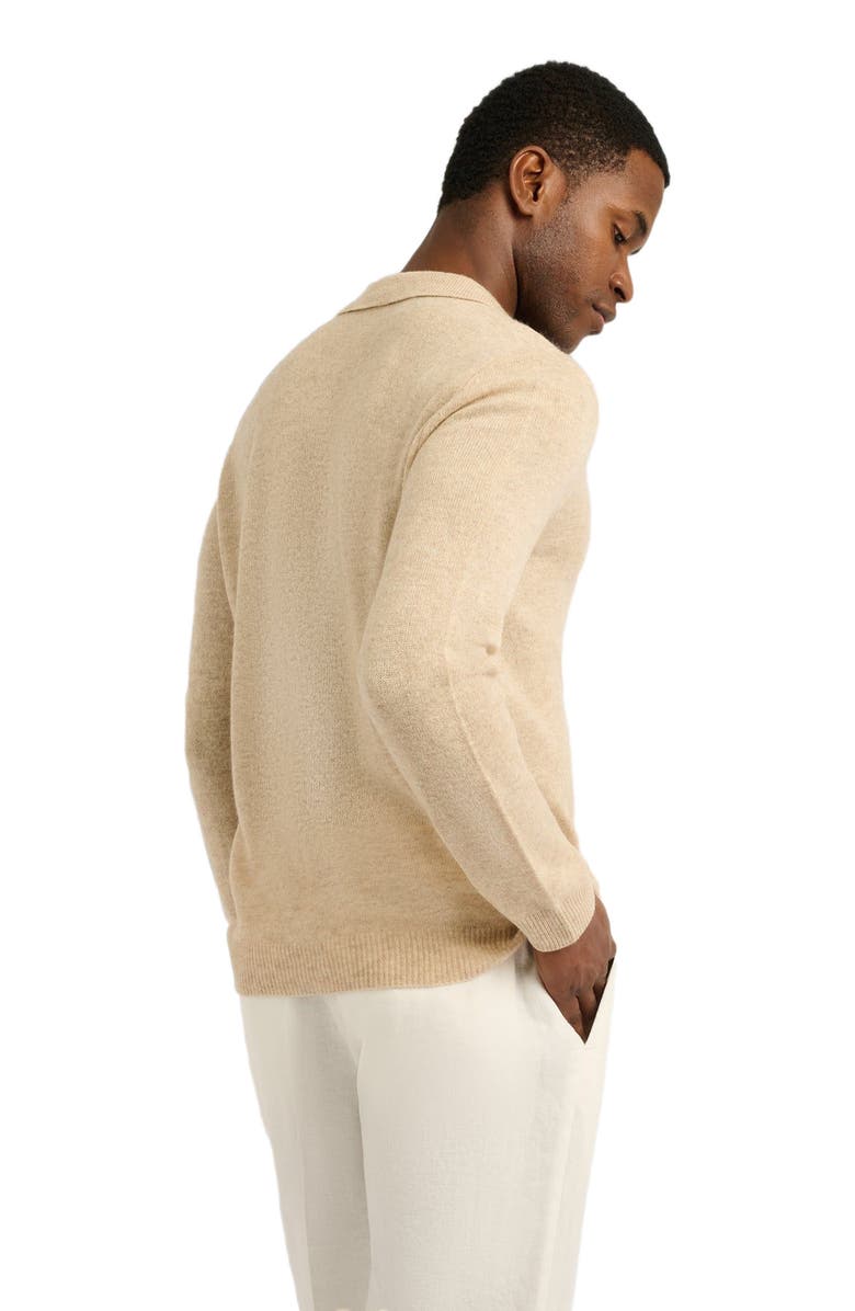Onia Featherweight Cashmere Sweater Polo, Alternate, color,
