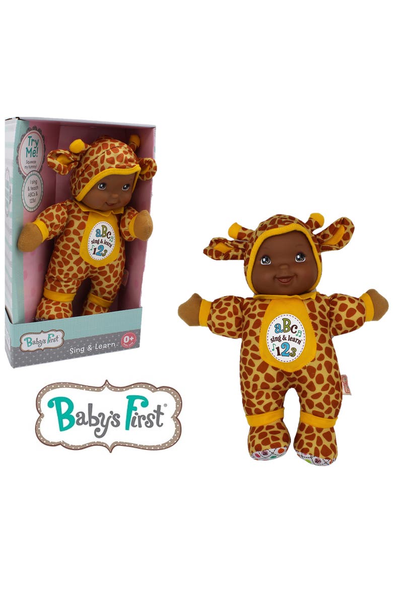 Sing & Learn Giraffe Baby Doll, Alternate, color, Multicolored