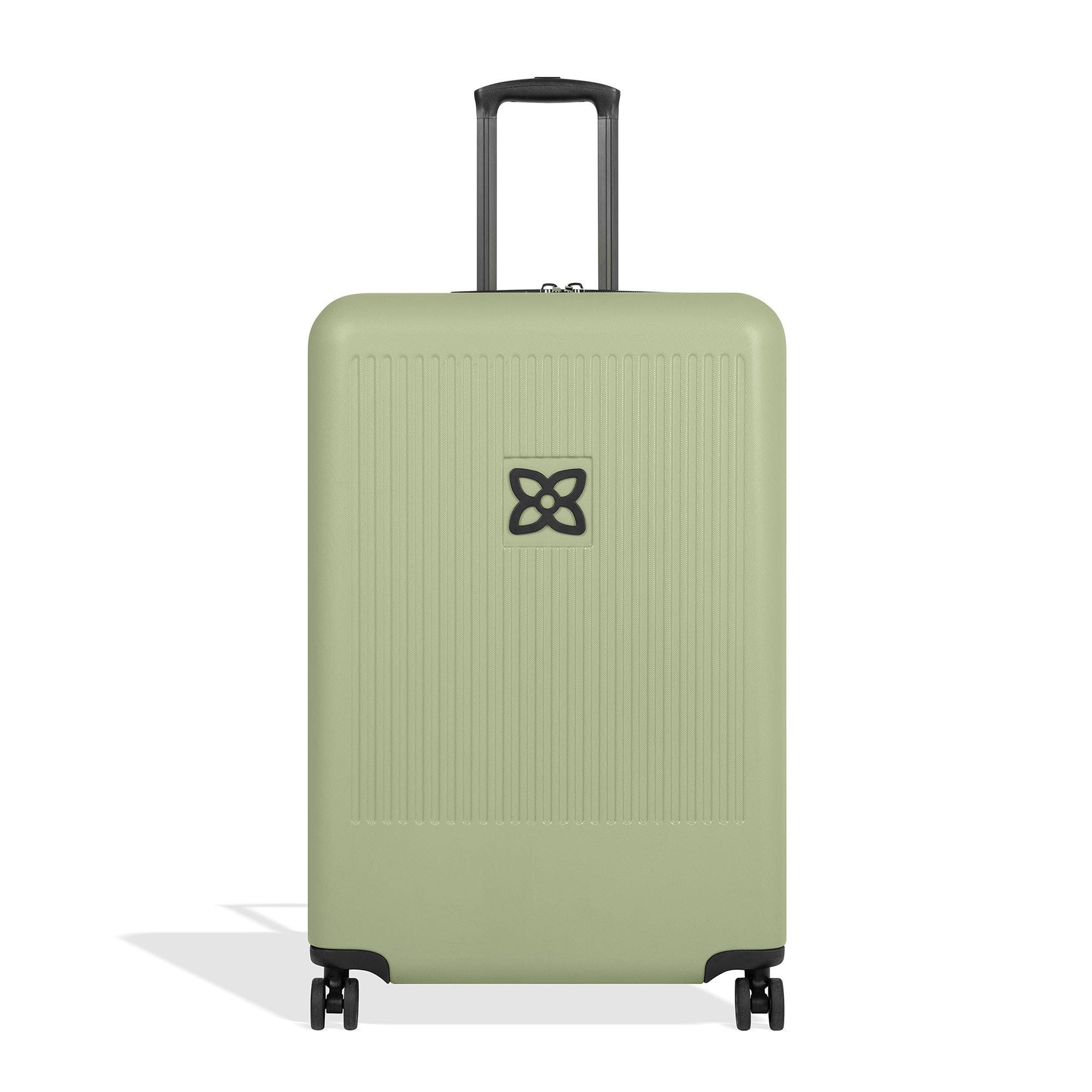 Sherpani Meridian 29 Inch Large Checked Travel Hardside Luggage, Main, color, Sage