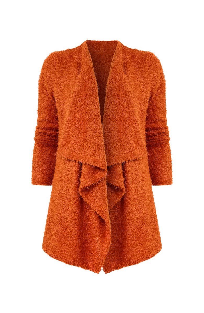 Joe Browns Fuzzy Cascade Cardigan, Alternate, color, Burnt Orange
