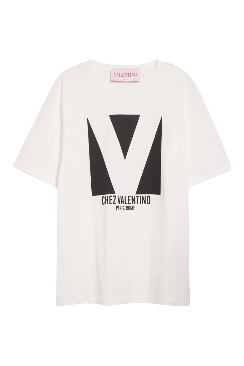 Valentino Garavani Chez Valentino Oversize Logo Graphic T-Shirt