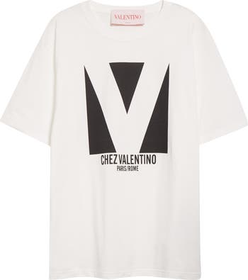Valentino Garavani Chez Valentino Oversize Logo Graphic T Valentino Garavani Chez Valentino Oversize Logo Graphic T