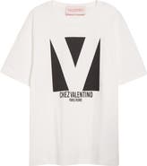 Valentino Garavani Chez Valentino Oversize Logo Graphic T Valentino Garavani Chez Valentino Oversize Logo Graphic T