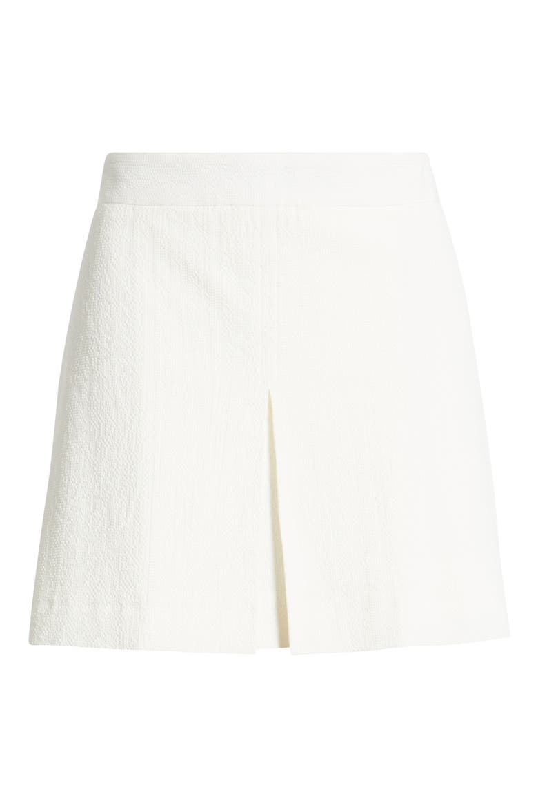 The Seersucker Cotton Shorts, Alternate, color, WHITE