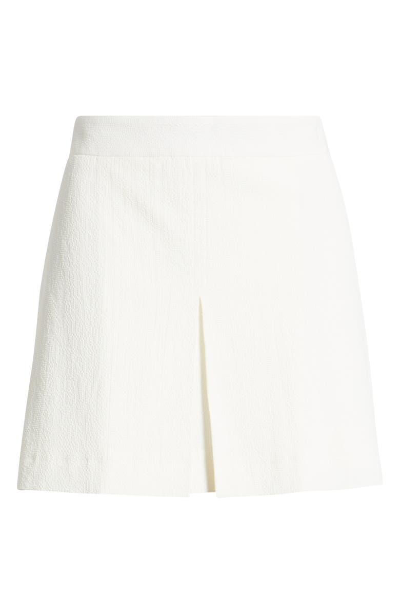 FRAME The Seersucker Cotton Shorts, Alternate, color, White