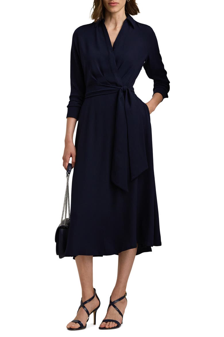 long sleeve georgette dress Amazon.com: Amazon Essentials Womens Georgette Long Sleeve Midi Length Shirt Dress, Black, X-Small : Clothing, Shoes & Jewelry