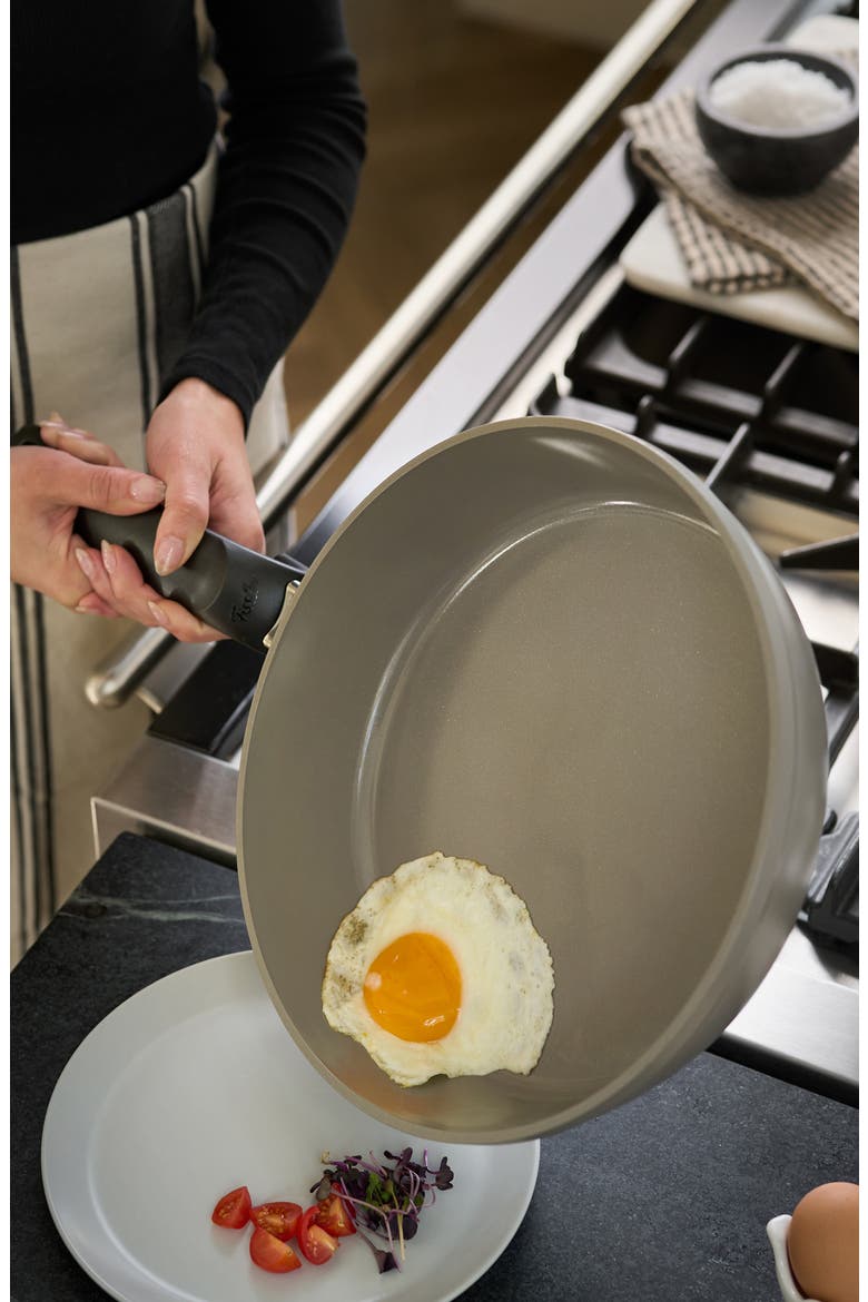 Ceratal Comfort Ceramic Non-Stick Frying Pan Set, Alternate, color, Warm Grey