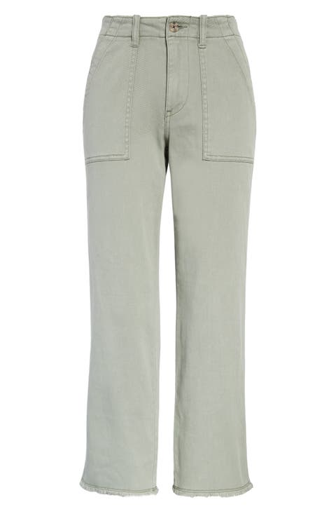Straight Leg Organic Cotton Utility Pants