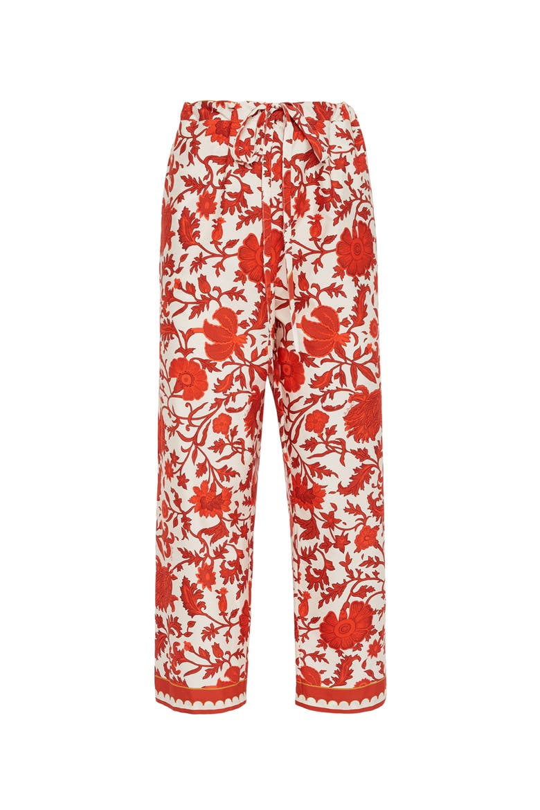 Drawstring Pants, Alternate, color, Dragonflower Mini Red
