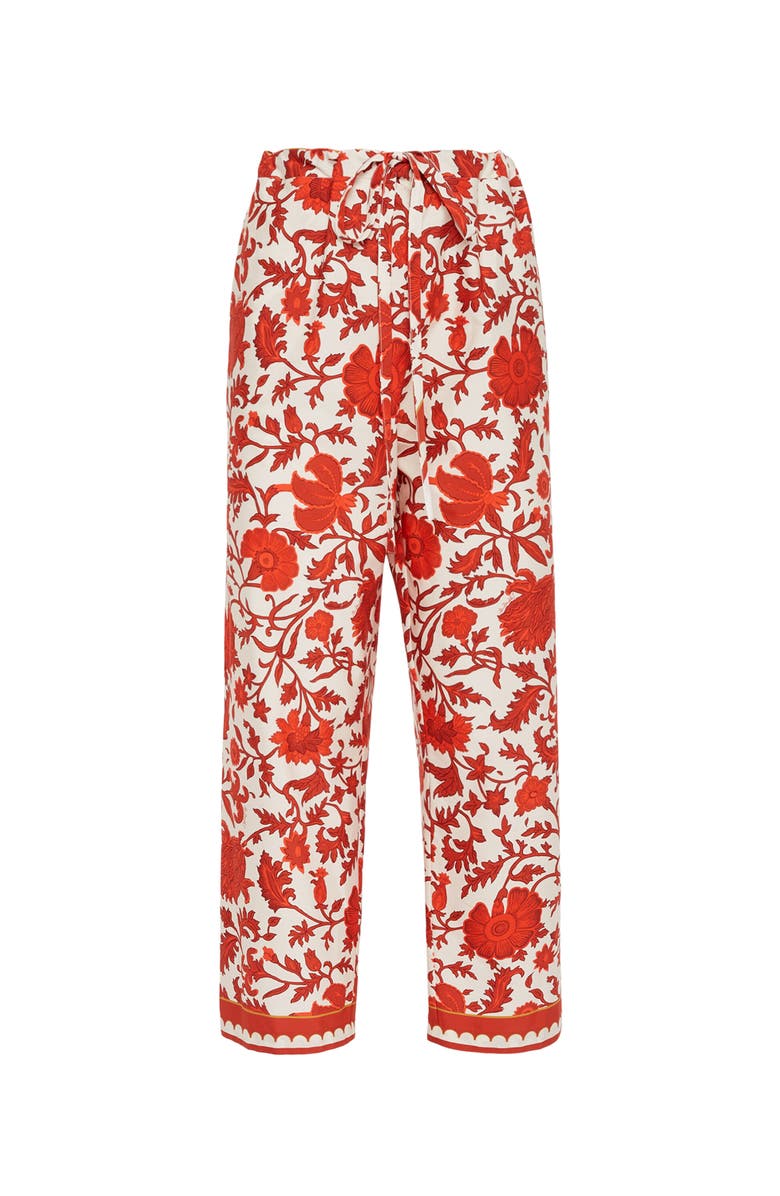 La DoubleJ Drawstring Pants, Alternate, color, Dragonflower Mini Red