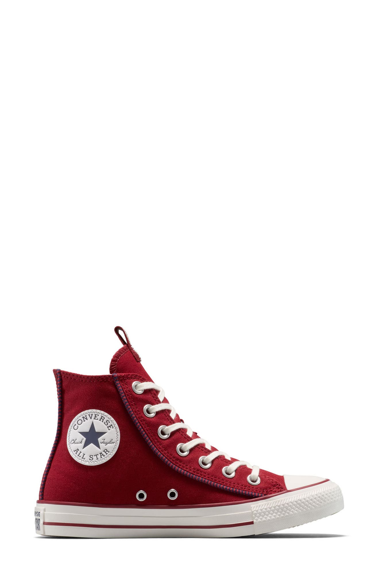 Converse Chuck Taylor<sup>®</sup> All Star<sup>®</sup> 70 High Top Sneaker, Alternate, color, Park Red/ Navy/ Vintage White