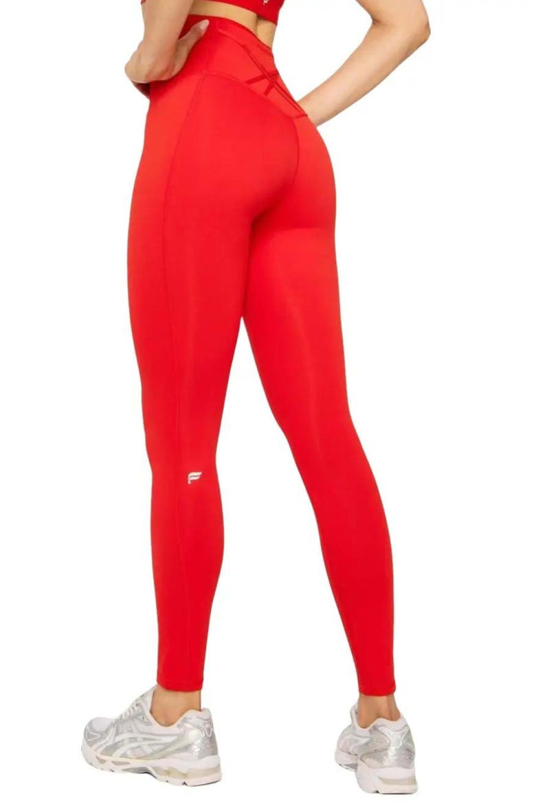 Boost PowerHold High-Waisted Legging, Alternate, color, Heated Red