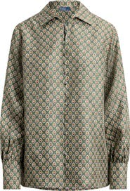 Polo Ralph Lauren Print Silk Shirt