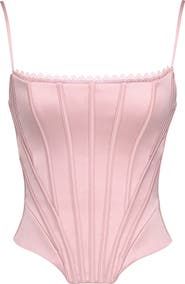 HOUSE OF CB Cadie Satin Corset Top