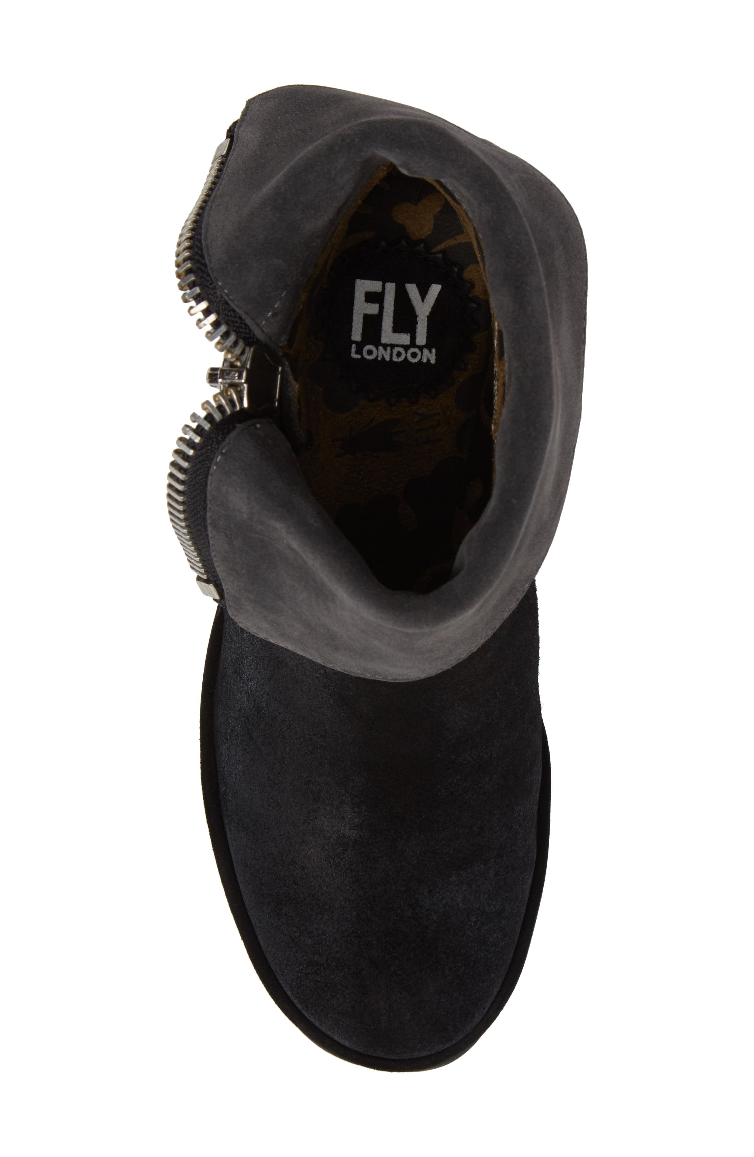 Fly London 'Yex' Platform Wedge Bootie, Alternate, color, 