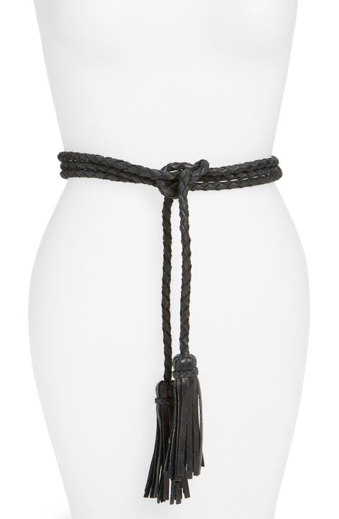 Fringe Soga Leather Belt
