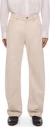 Helmut Lang Saddle High Waist Relaxed Leg Organic Cotton Jeans
