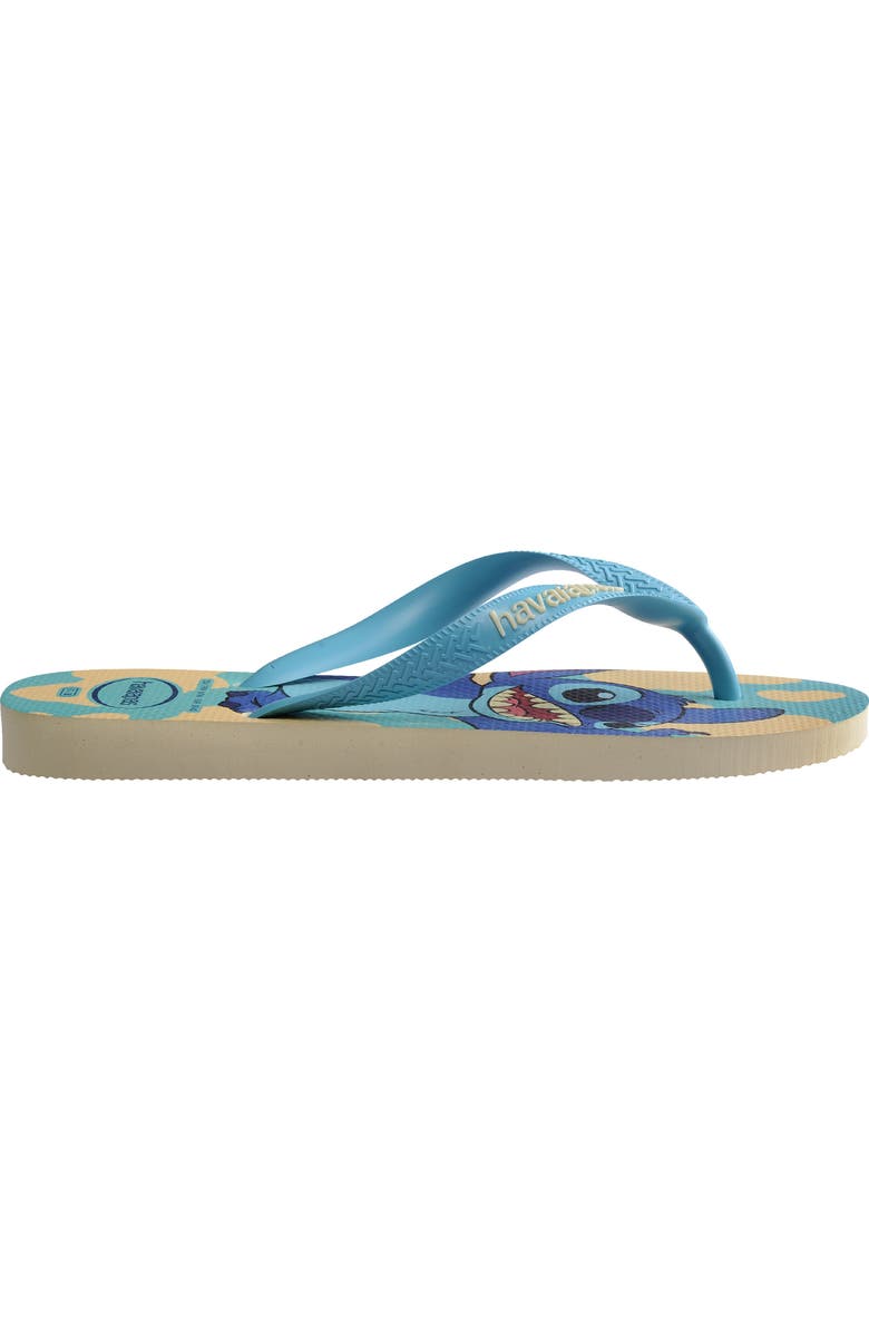 Havaianas x Disney Top Stitch Flip Flop, Alternate, color, Buttercream