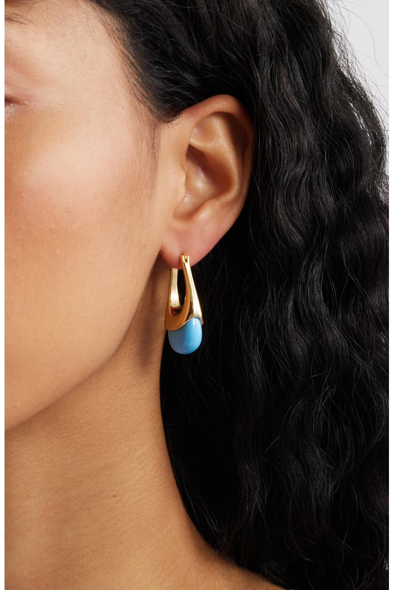 Stone Drop Earrings, Alternate, color, GOLD