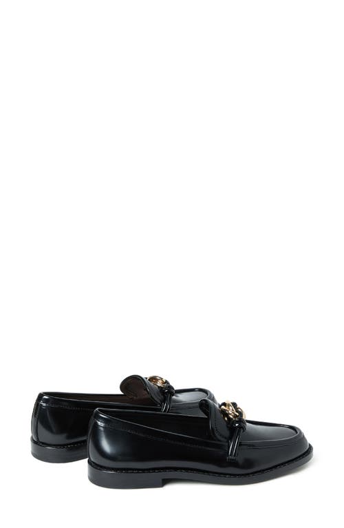 Loeffler Randall Roma Loafers With Hardware Black In Black