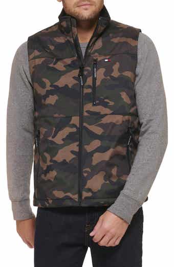 Tommy Hilfiger Water Resistant Faux Shearling Lined Quilted Vest