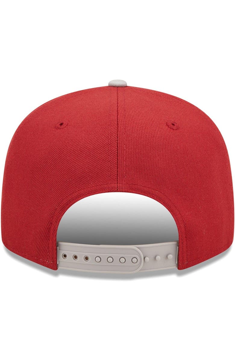 New Era Men's New Era White/Crimson Alabama Crimson Tide Retro Sport 9FIFTY Snapback Hat, Alternate, color,