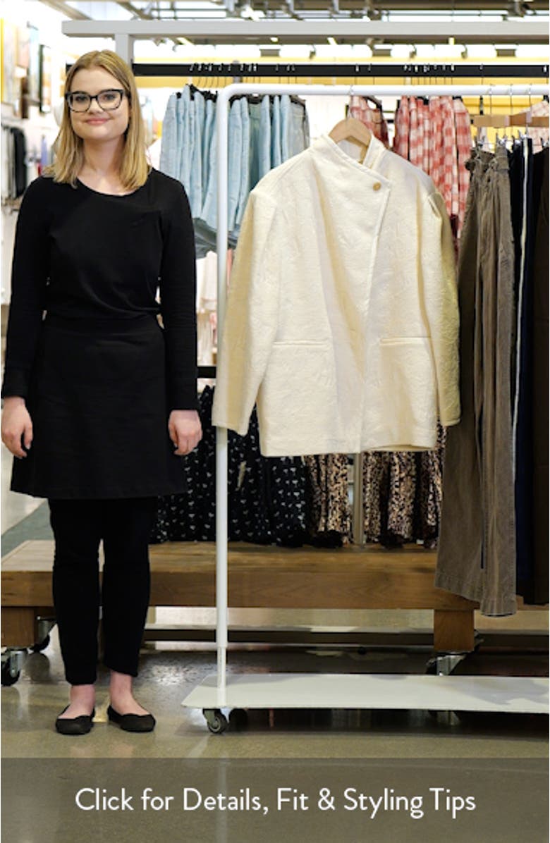 Uadie Cotton Jacquard Jacket, sales video thumbnail