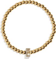 BaubleBar Pisa Pavé Initial Bracelet