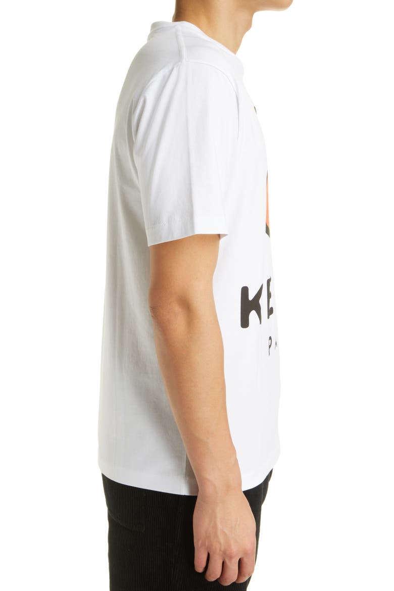 Boke Flower Graphic Tee, Alternate, color, WHITE