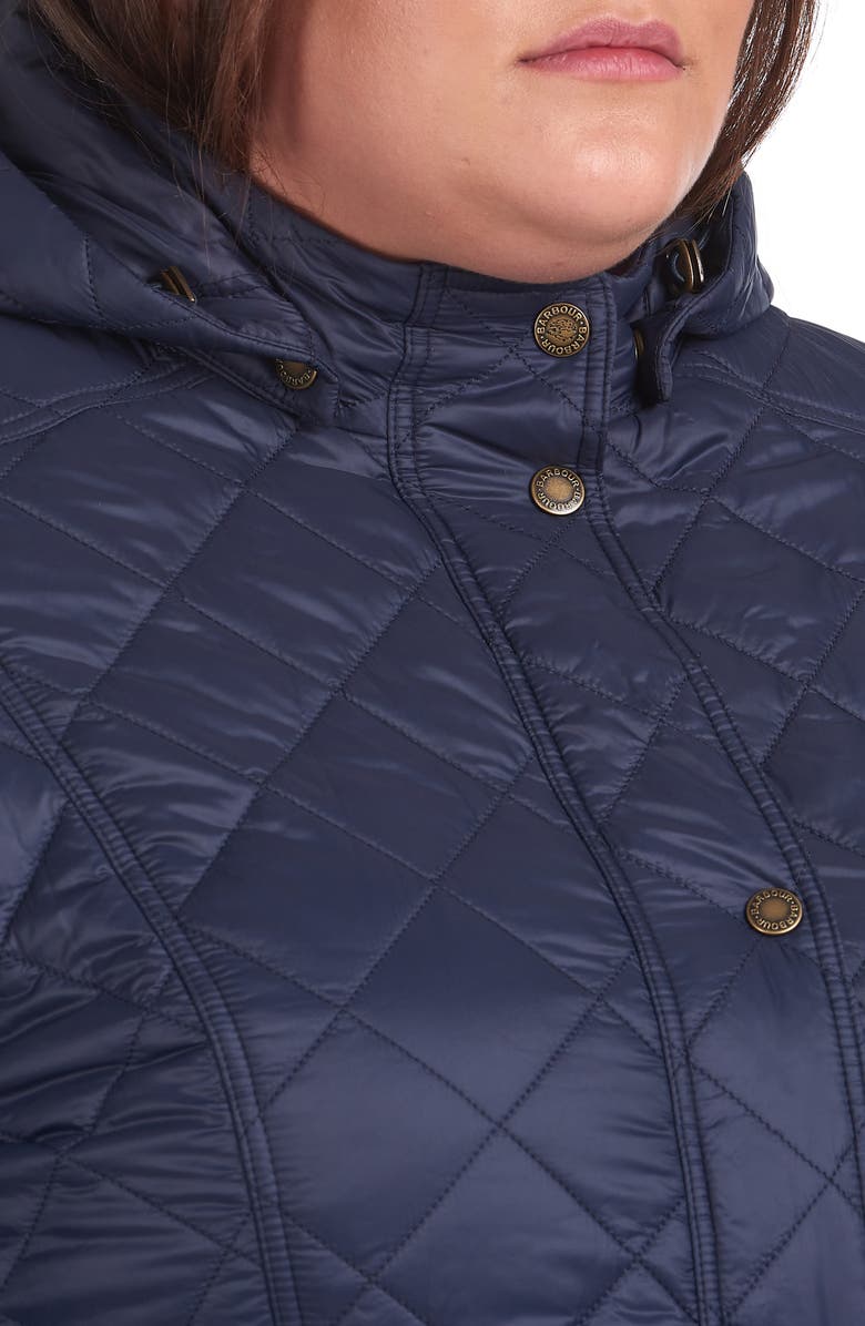 Barbour Jenkins Quilted Hooded Coat, Alternate, color,
