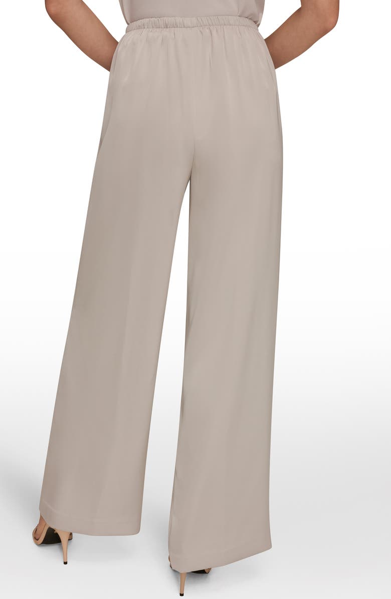 Donna Karan New York Wide Leg Pull-On Pants, Alternate, color, Tuscan Grey