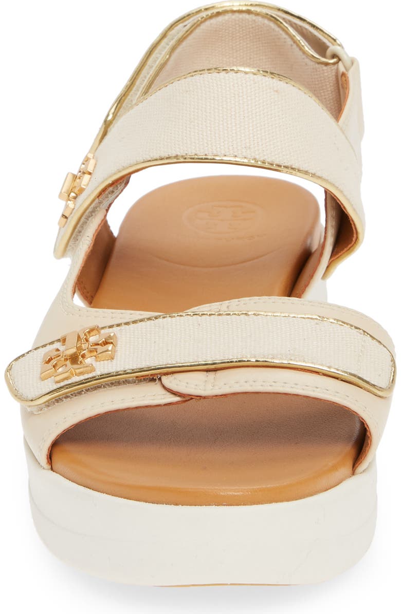 Tory Burch Kira Logo Slingback Sandal, Alternate, color,