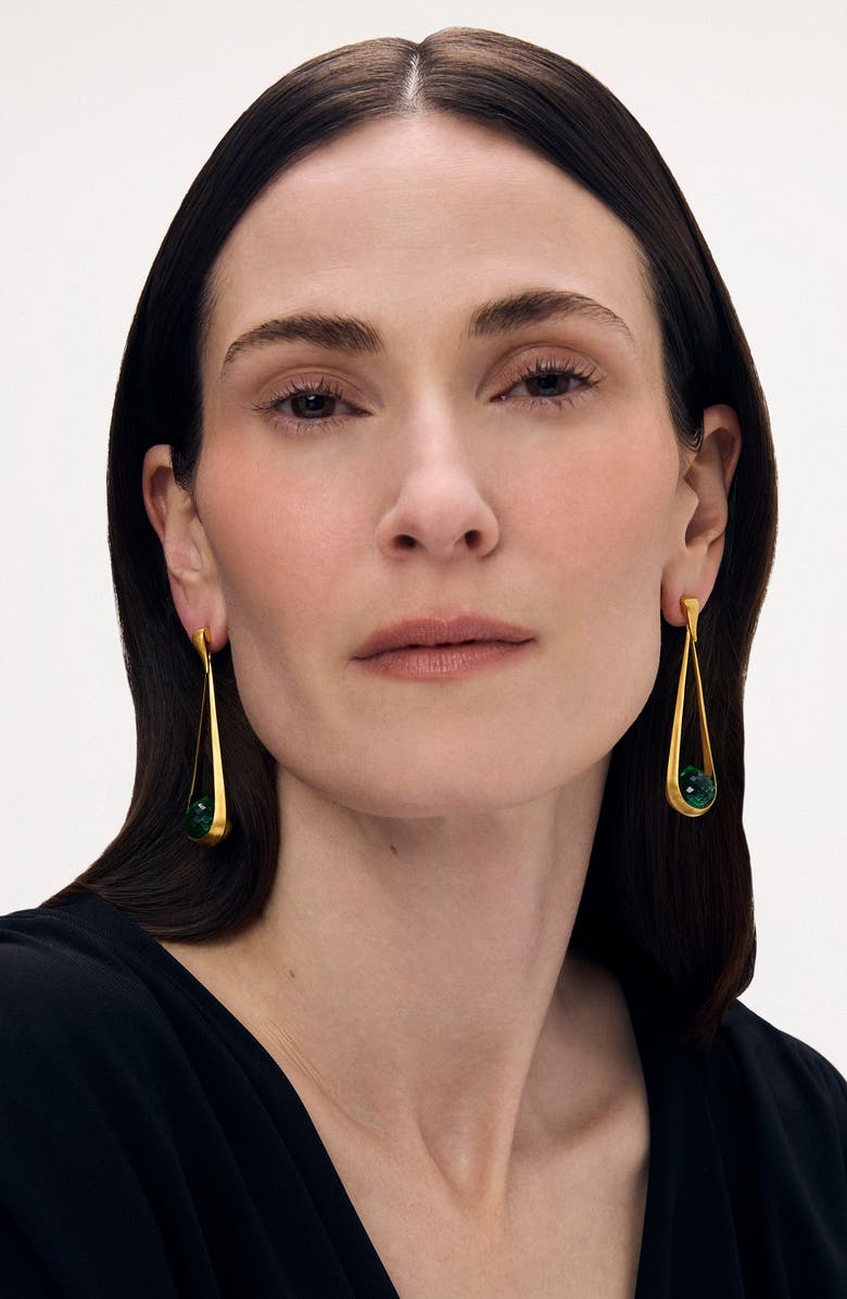 Dean Davidson Samui Simulated Stone Drop Earrings, Alternate, color, Banyan Green