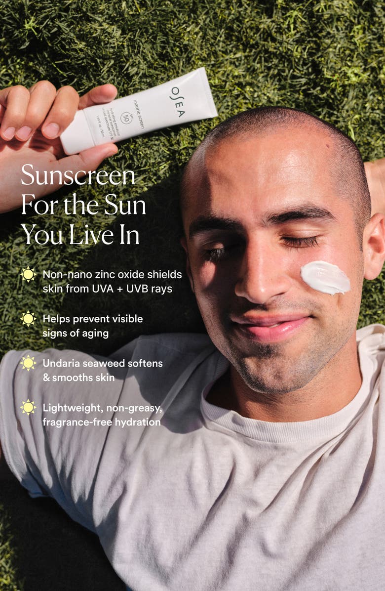 OSEA Marine Sreen SPF 50 Mineral Sunscreen, Alternate, color, 